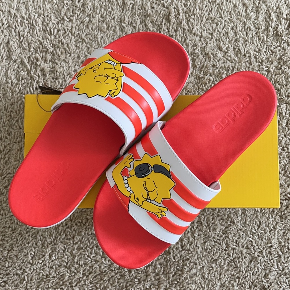 Adidas X The Simpsons Adilette Comfort Slides